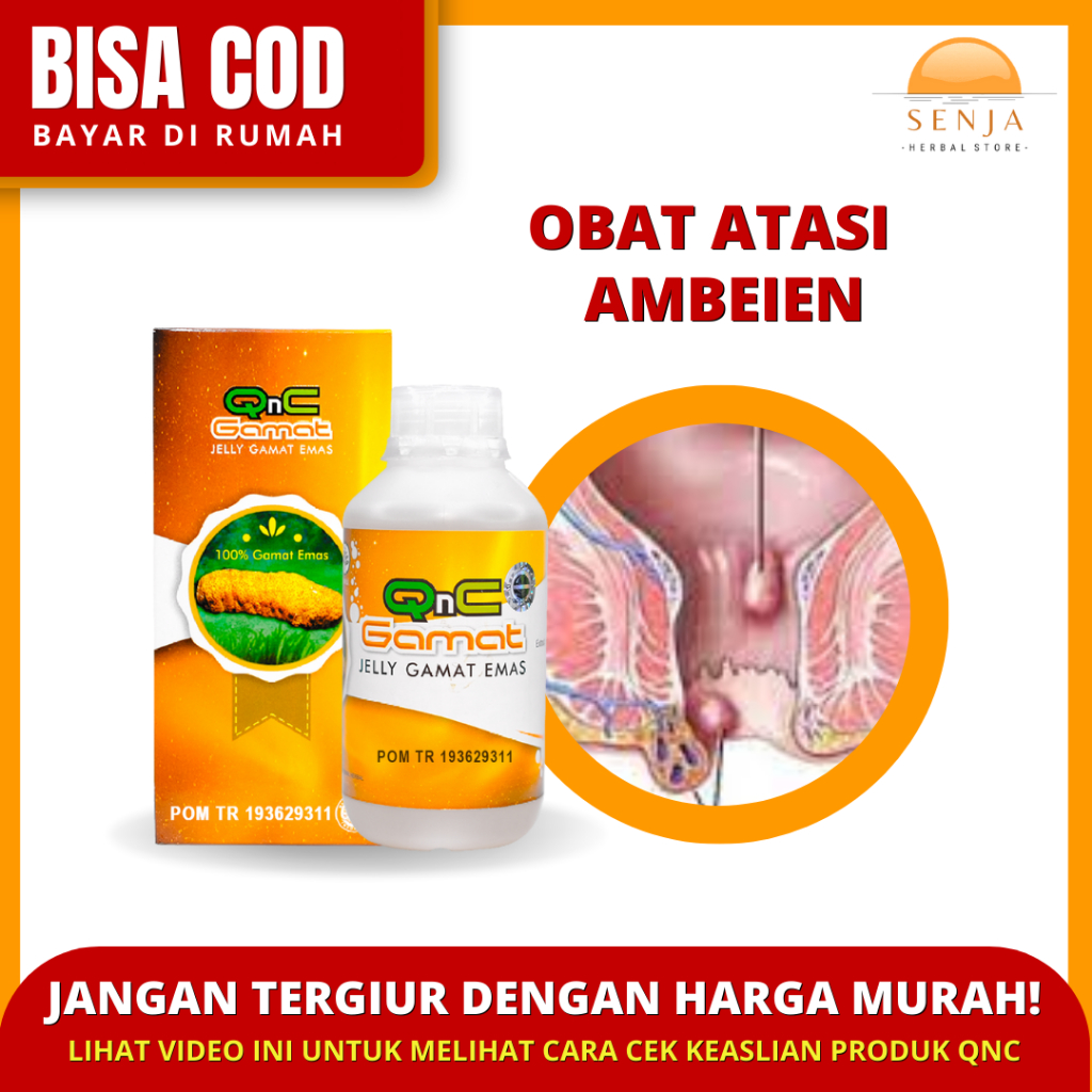 TERBUKTI Obat Ambeien Keluar Darah, Wasir Berdarah, Ambeien  Ibu Hamil | QNC Jelly Gamat