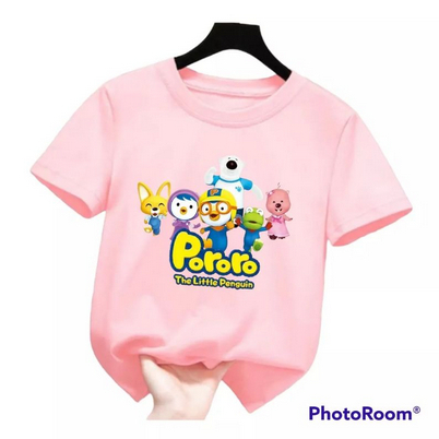 MGC KAOS ANAK MOTIF PORORO