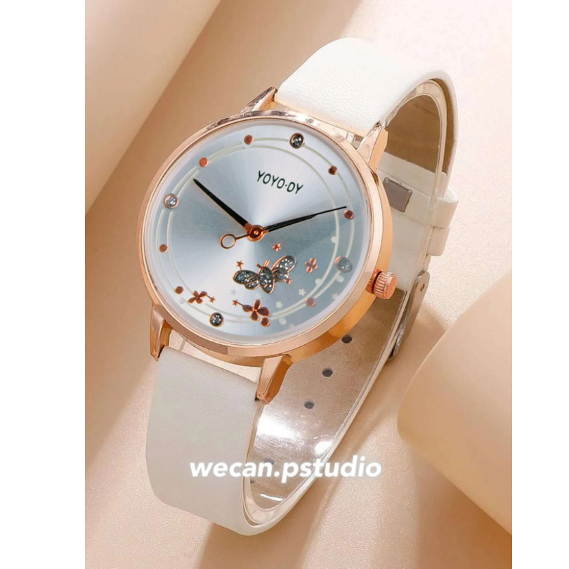 F86 JAM TANGAN WANITA HANA FASHION MEWAH ELEGAN ANTI AIR ASLI KECIL IMUT MURAH MERIAH IMPORT