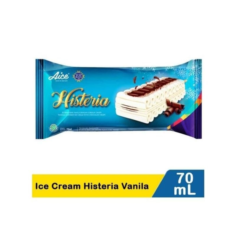 

Aice Ice Cream Histeria Vanilla 70ml