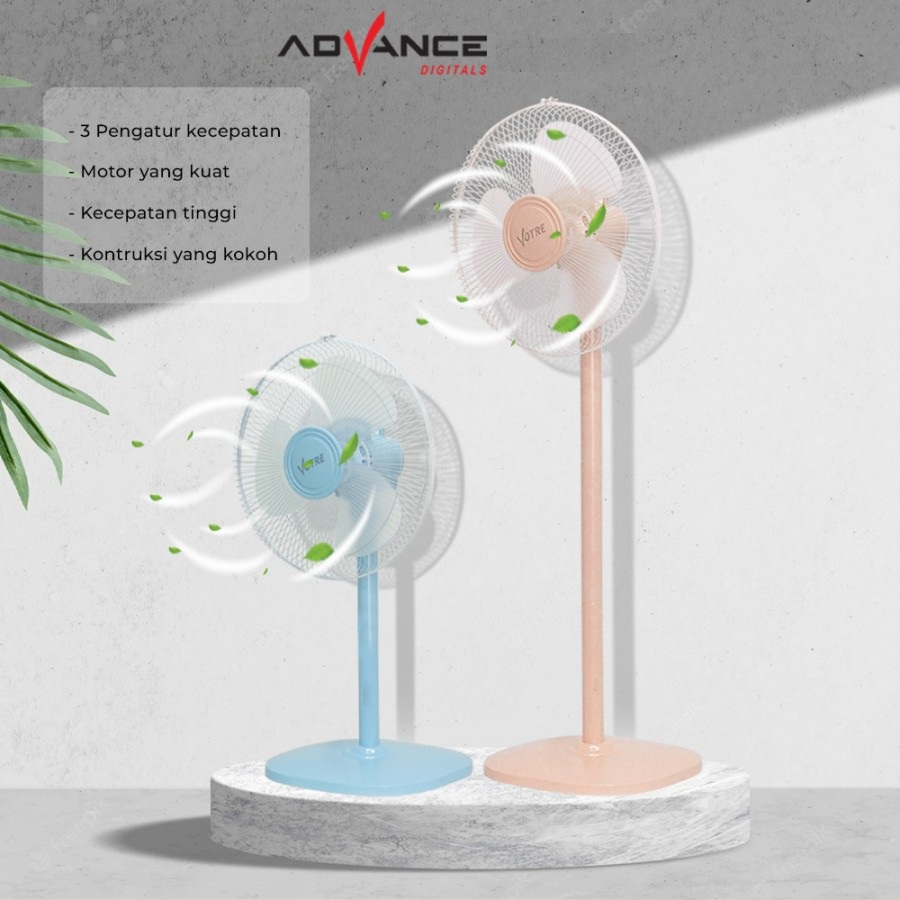 Advance Stand Fan VT 1605 Votre Kipas Angin Berdiri 16 Inch - Random