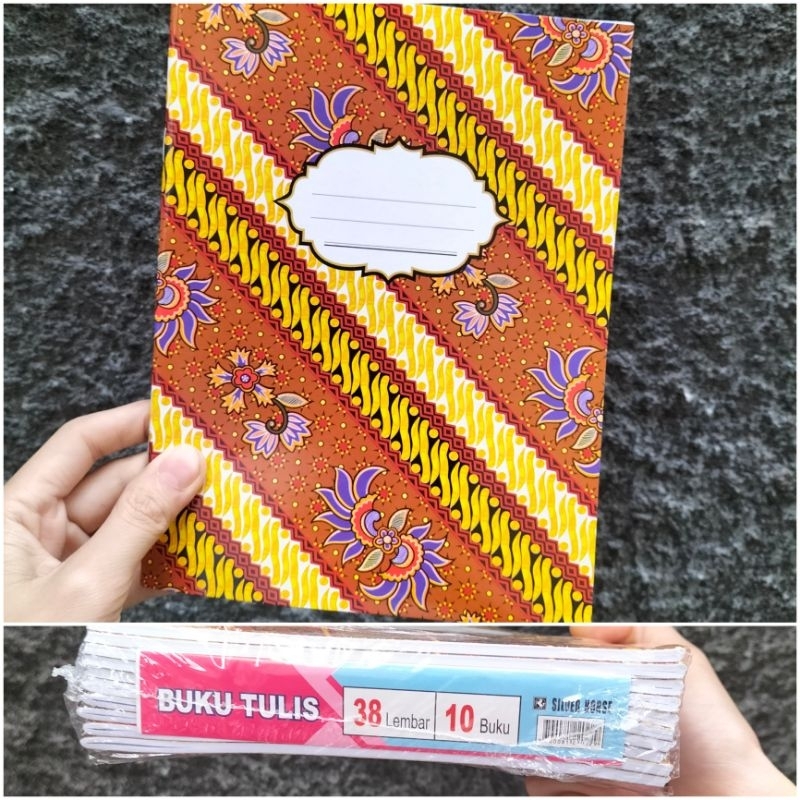 [PAK/ 10BUKU] Buku Tulis 38 SILVER HORSE BATIK