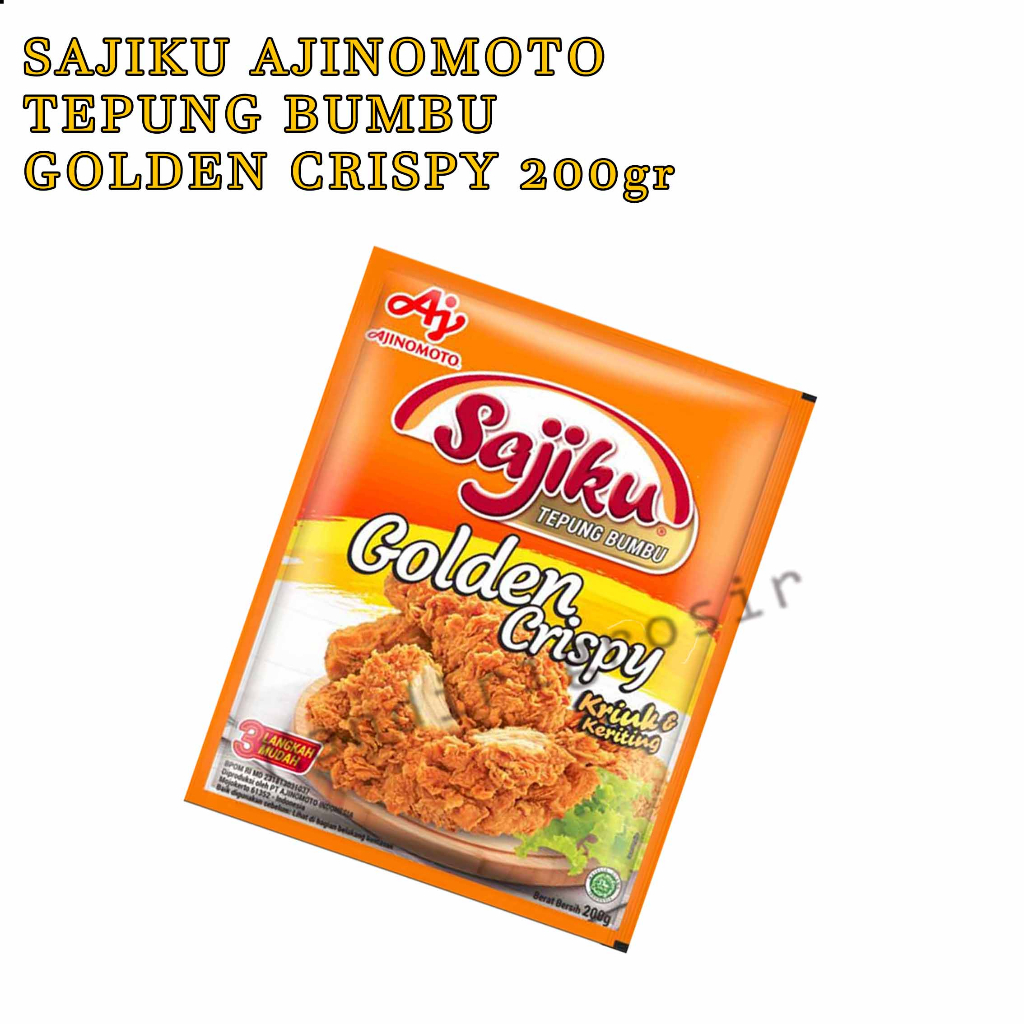 Tepung Bumbu * Sajiku Ajinomoto * Golden Crispy * 200gr