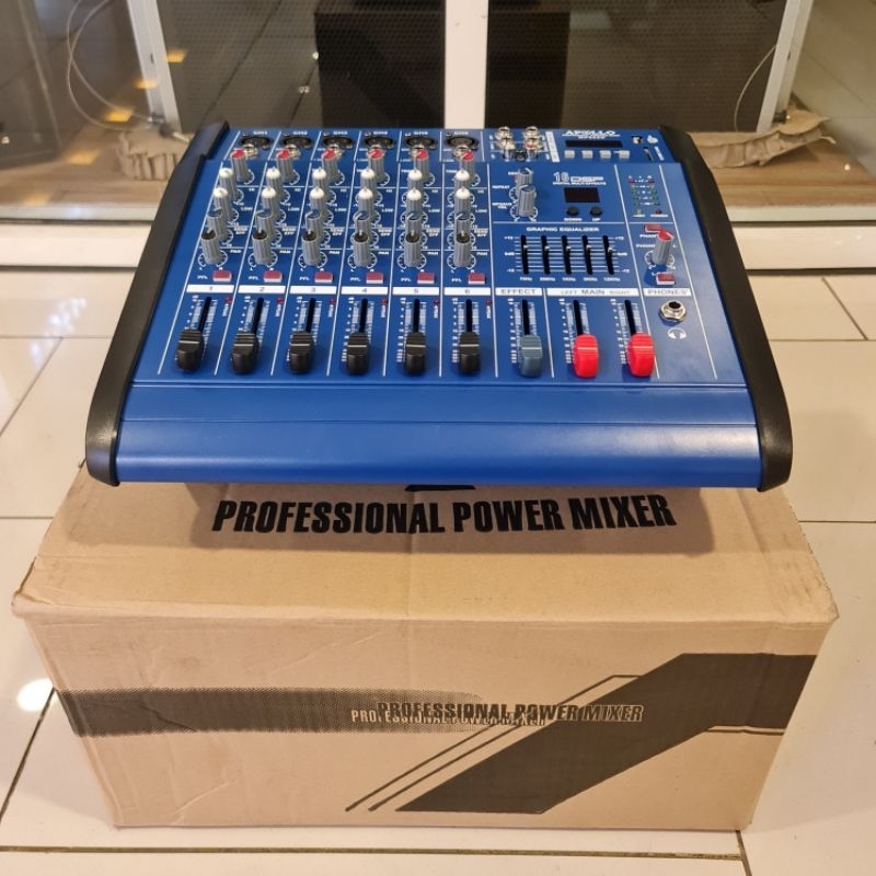 Power Mixer Apollo 6 channel usb sd effect vocal 16dsp original