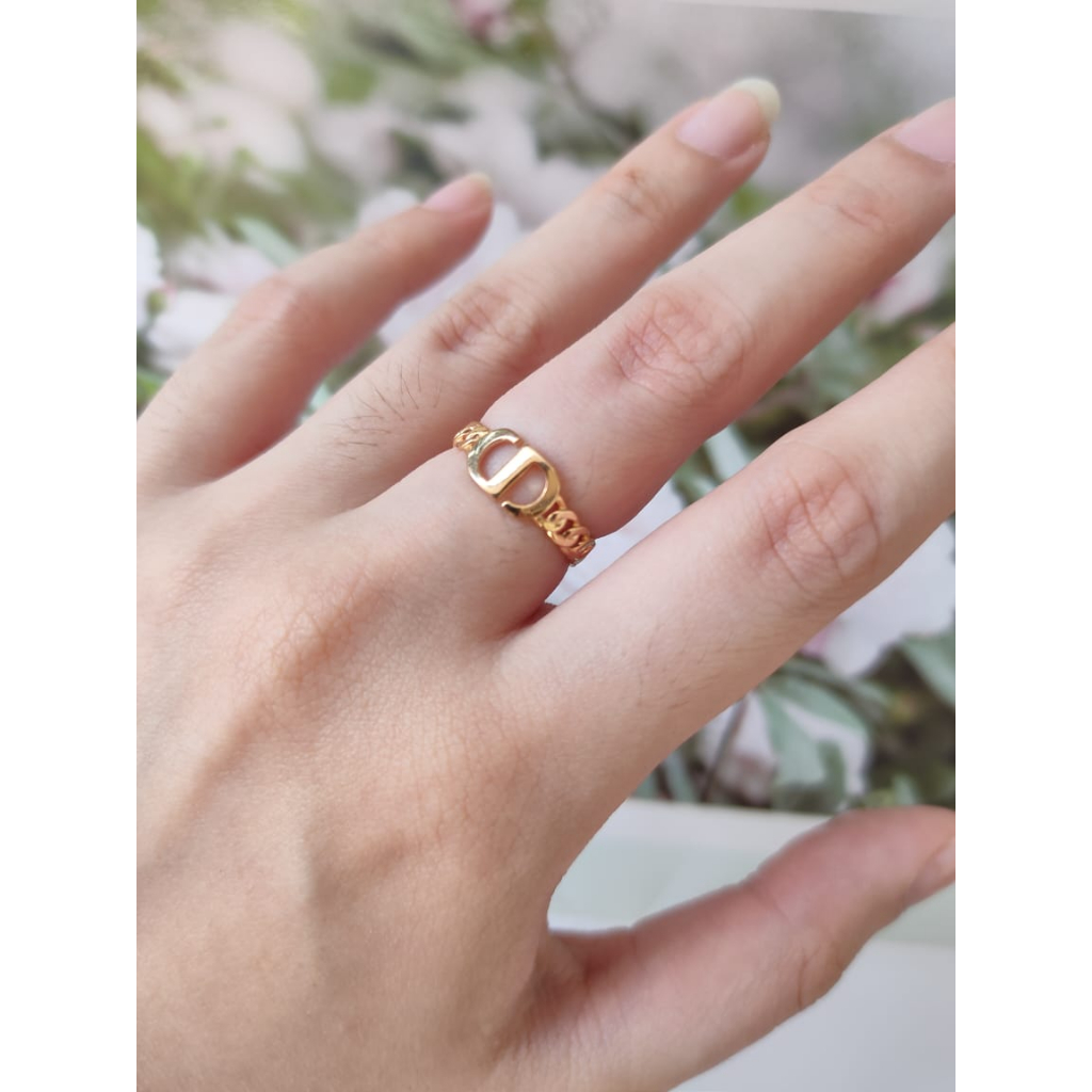 Cincin CD coco rantai fashion emas asli toko emas surabaya