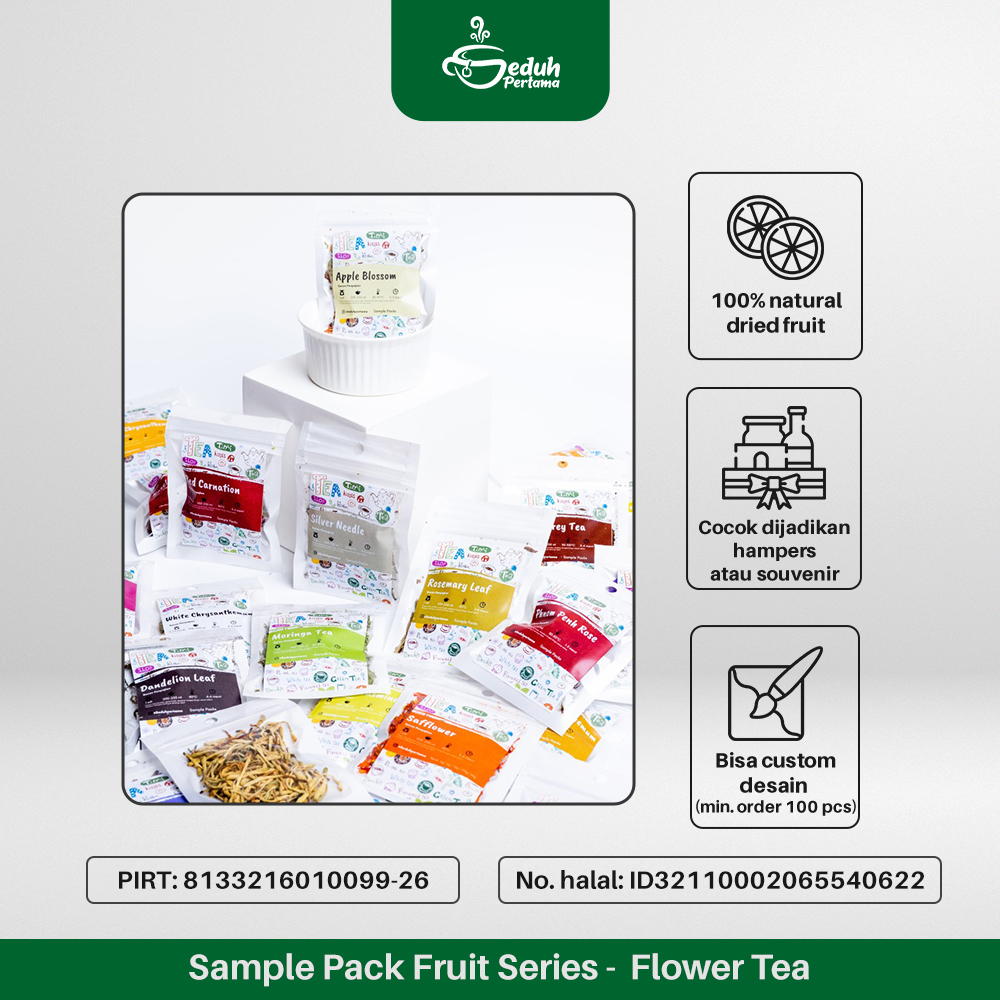 

Seduh Pertama Fruit Series - Sample Pack Flower Tea & Tisane