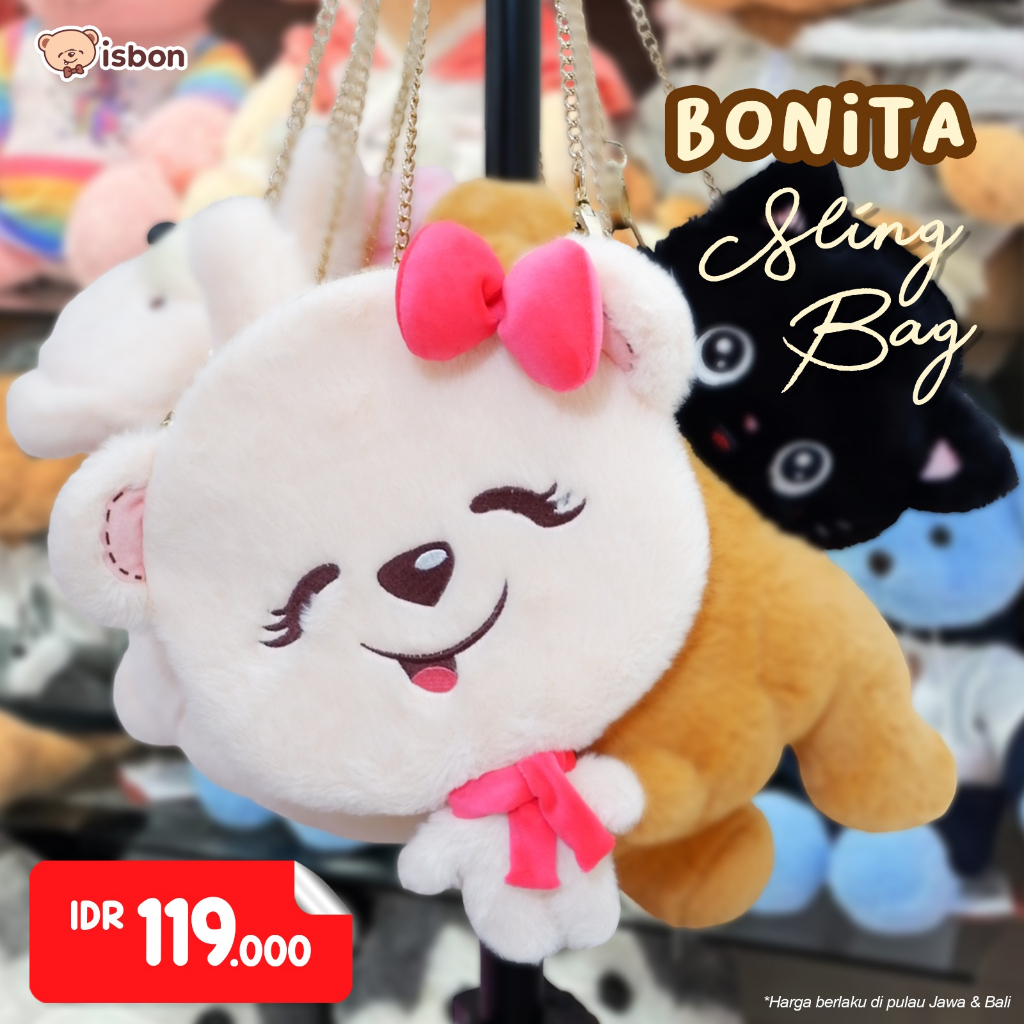 ISTANA BONEKA Tas Selempang Anak Sling Bag Bonita With Body Lucu Bahan Premium