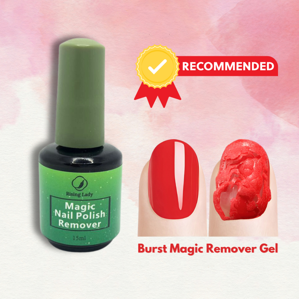 MSY SET 4IN1 ALAT PEMBERSIH KUTEK GEL/15ML MAGIC REMOVER/ASETON GEL POLISH INSTAN REMOVER