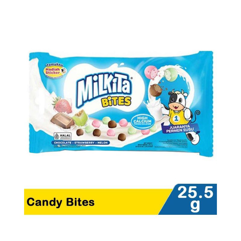 

Milkita Permen Candy Bites 25.5 g