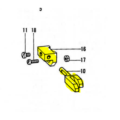 Needle Guard - Needle Guard Brackert Ori Taiwan Mesin Jahit Make Up YX-926 / B-926