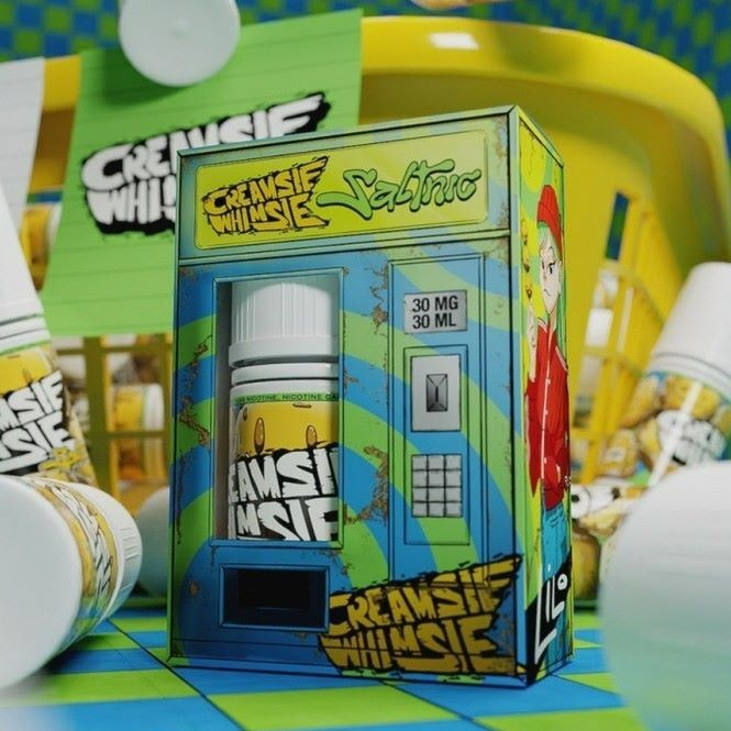 Creamsie Whimsie Banana Salt Nic 30ML by VEM x Ivan Ibrahim