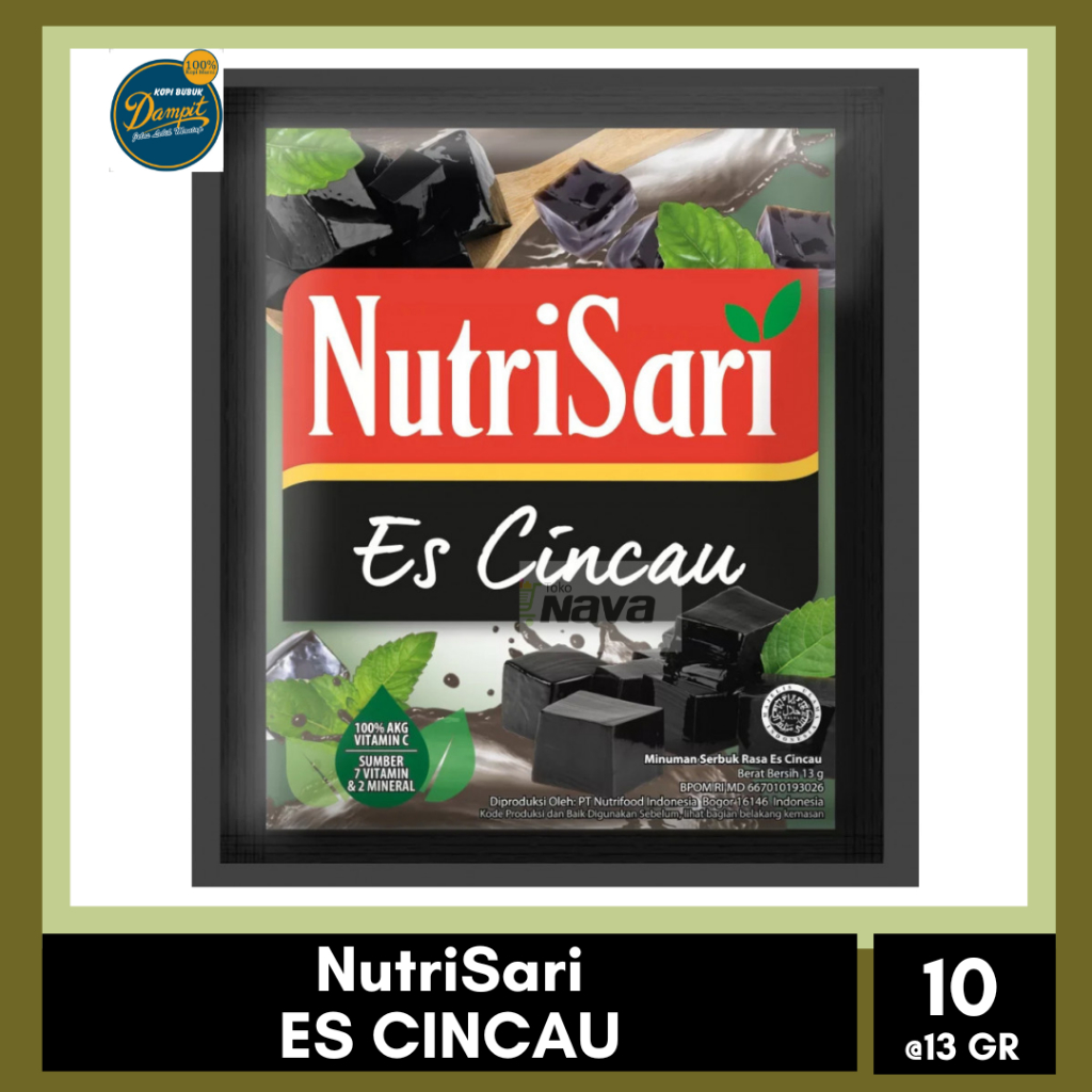 

NUTRISARI CINCAU 10x13gr / NUTRISARI ES CINCAU / NUTRISARI CINCAU