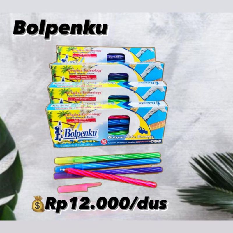 

Bolpenku | isi 12pcs | tinta hitam