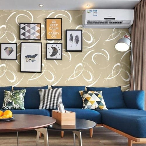 WALLPAPER MODERN /WALLPAER DINDING KUALITAS MOTIF SABIT VARIASI WARNA