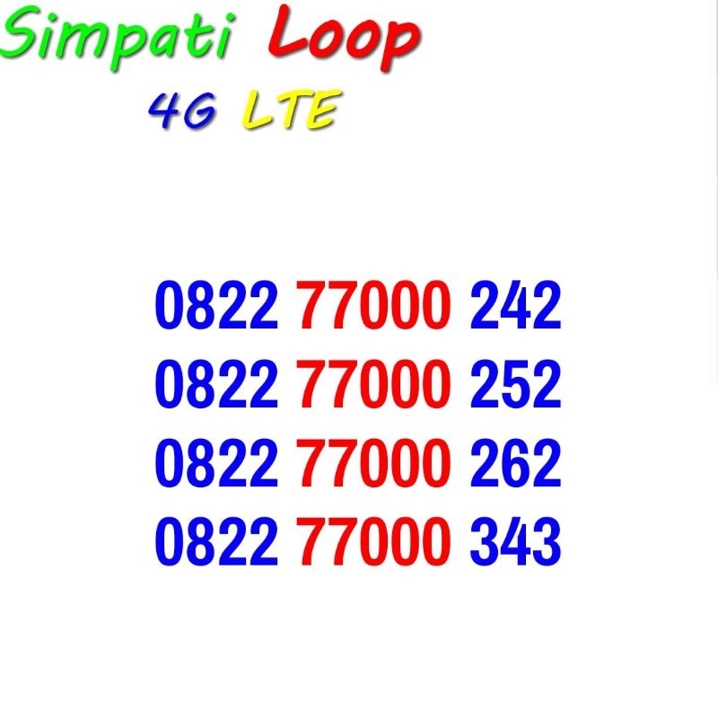 Simpati Loop 4G LTE Cantik