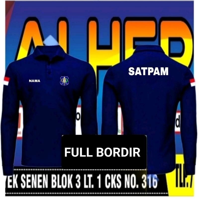terbaru kaos satpam baju satpam seragam satpam kaos polo satpam kaos kerah satpam polo shirt satpam 