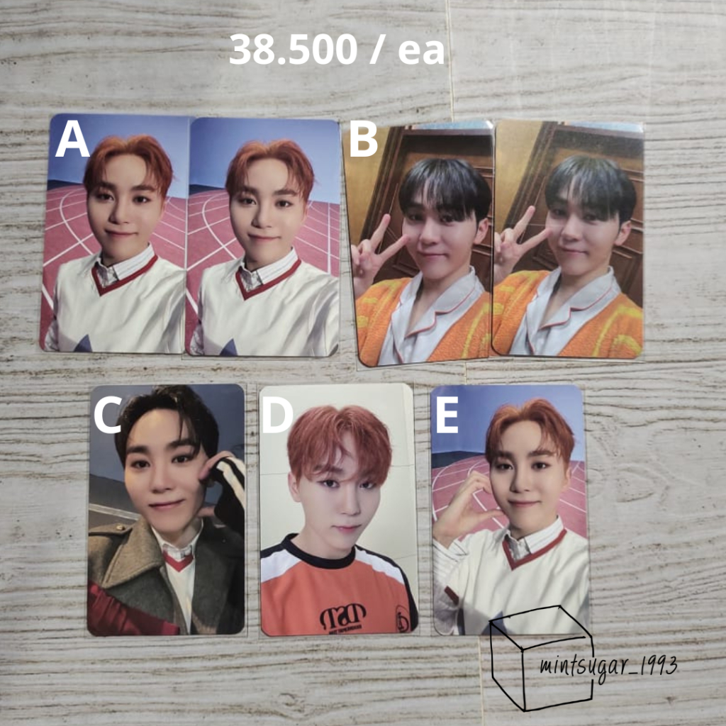 [ READY STOCK ] Photocard Official Seventeen Part 5