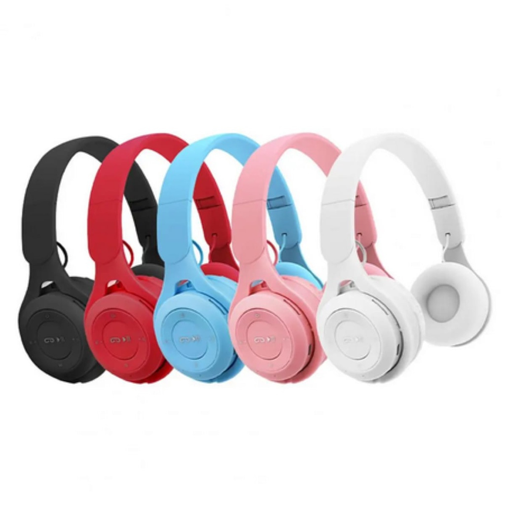 Headphone Bando MZ-08 Support SD Card Wireless Bluetooth