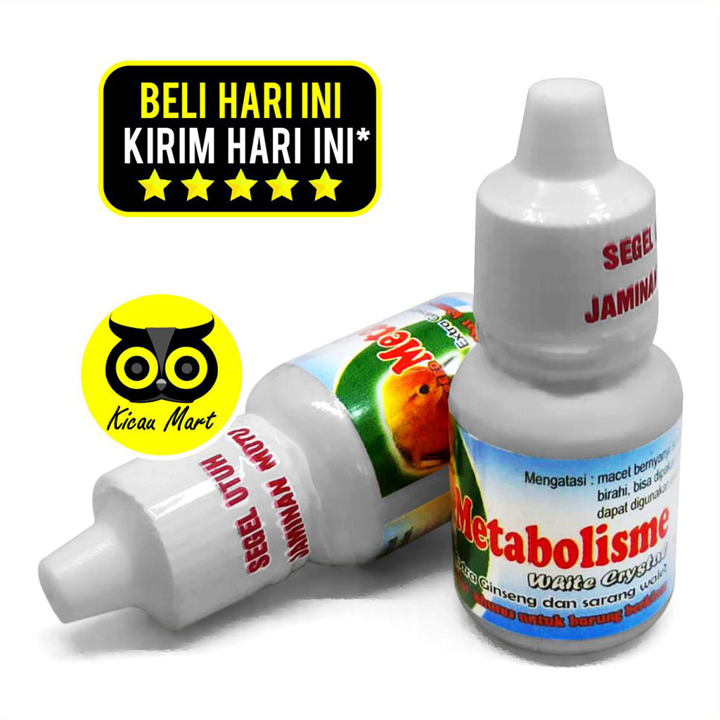 VITAMIN BURUNG METABOLISME MASTER WHITE CRYSTAL BMW OBAT MACET BUNYI PENGGACOR MURAI KACER AOV1BMW