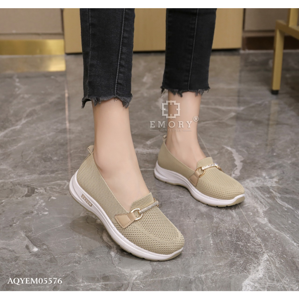 SEPATU SLIP ON  EMORYSTYLE Davarine  Series  AQYEMO 5576 MB
