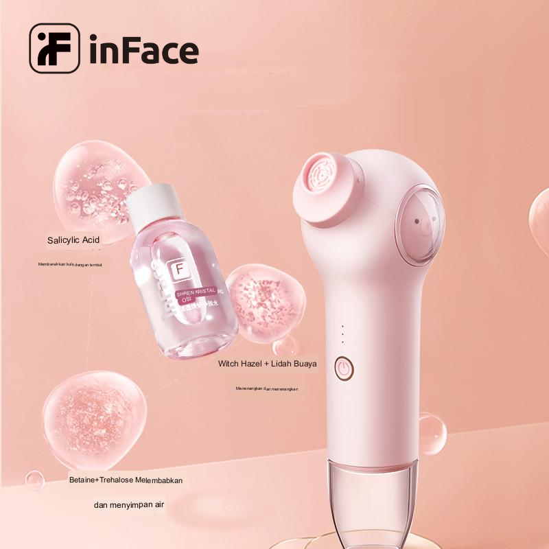 InFace Aqua Peel Facial Skin Scrubber Facial Cleaner Machine Blackhead Remover Face Cleansing Brush Cleaner Facial Massager Skin Care