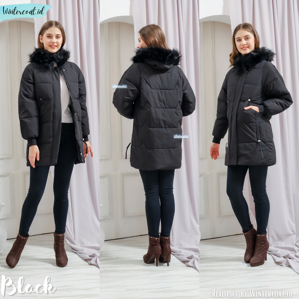 Coat wanita winter import Inara mantel musim dingin hangat tahan angin waterproof wind breaker windproof jacket jaket cewek