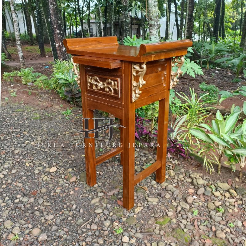 MEJA ALTAR CINA_MEJA SEMBAYANG KAYU JATI