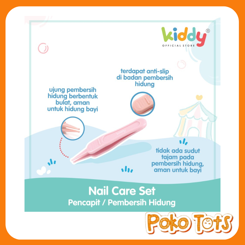 Kiddy Nail Care Set Manicure Set Perlengkapan Gunting Kuku Bayi