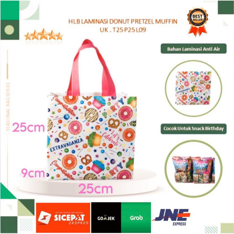 

Pembelian kelipatan 12 pcs TAS DONAT 25x9x25 TAS ANTI AIR TAS SOUVENIR ULTAH ANAK SNACK BIRTHDAY TAS KEMASAN BROWNIES TAS KAIN TAS SPOUNBOUND TAS BOX NASI