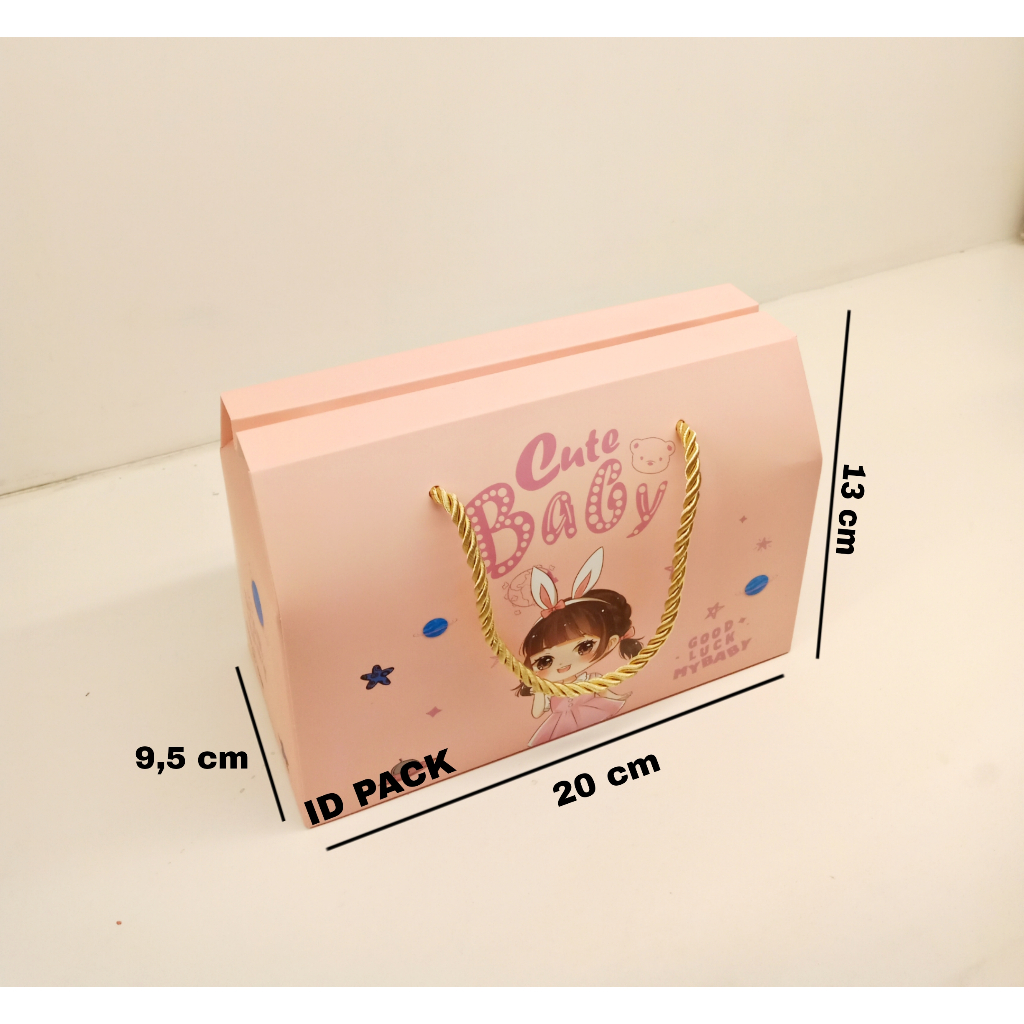 

10 pcs Goodie Bag / Kotak / Tas / Paperbag Anak 20x9,5x13 cm