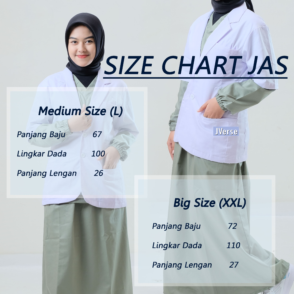 Jas Dokter / Snelly Lengan Pendek Premium