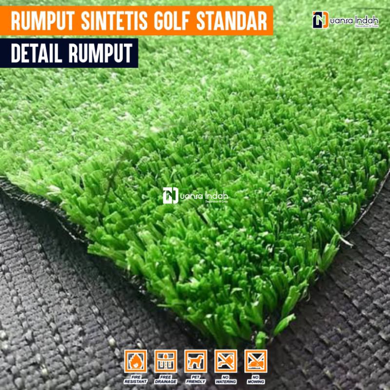 RUMPUT SINTETIS GOLF STANDAR UKURAN 50x300 CM