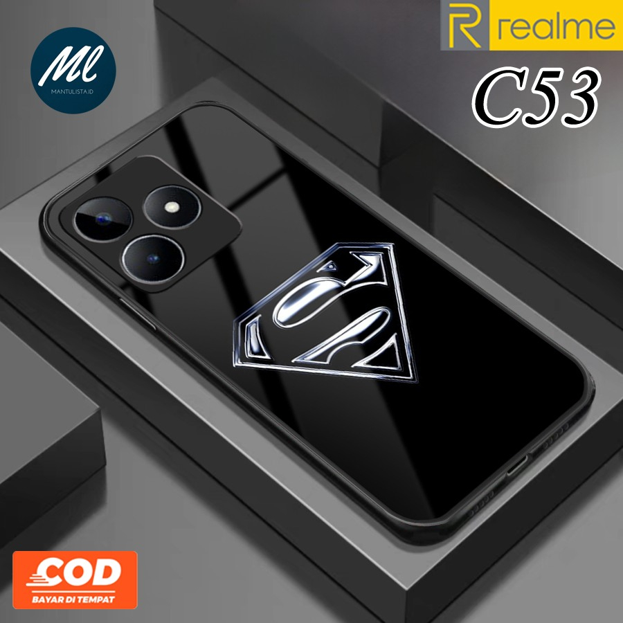 Softcase Glass Kaca Realme C53 NFC Terbaru [SK48] - Softcase kaca Realme C53 - Softcase Glass Glitte