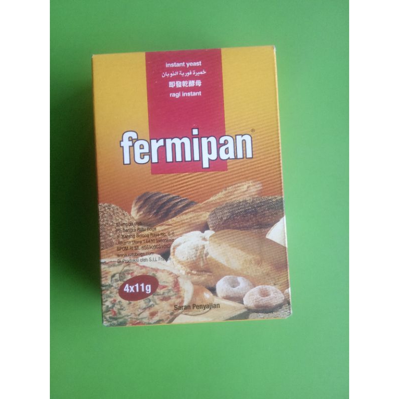 

Fermipan Ragi Instan 1 box isi 4 bungkus 44g