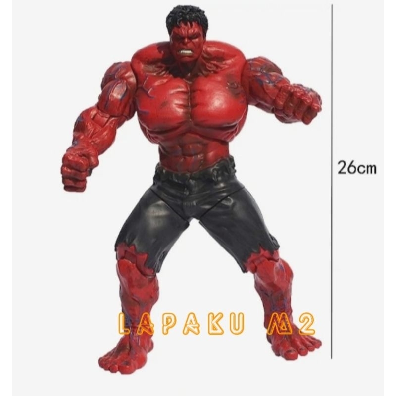 HULK MERAH ACTION FIGURE MARVEL RED HULK