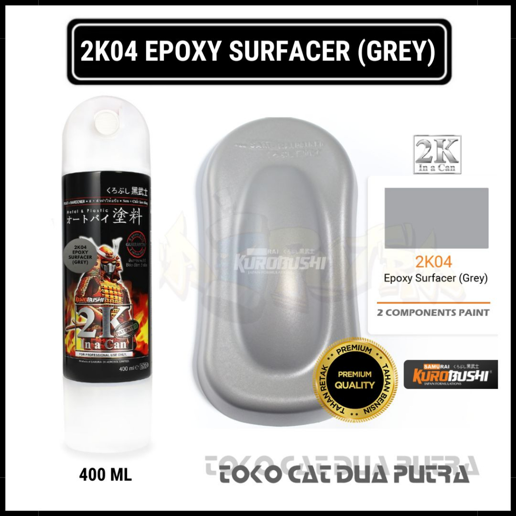Samurai 2K04 Epoxy Surfacer Grey
