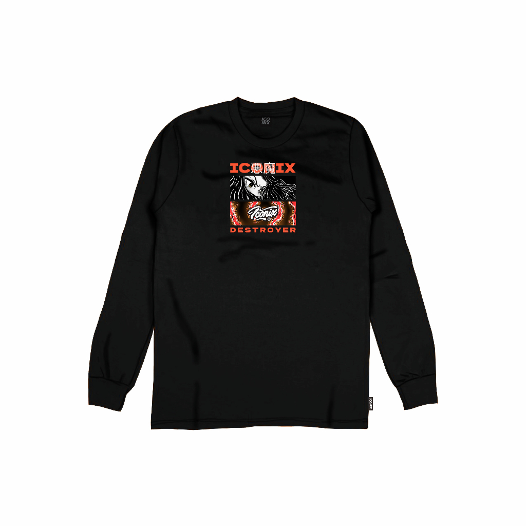 ICONIX Longsleeve | Kaos Lengan Panjang Distro | IX-LS.DESTROYER
