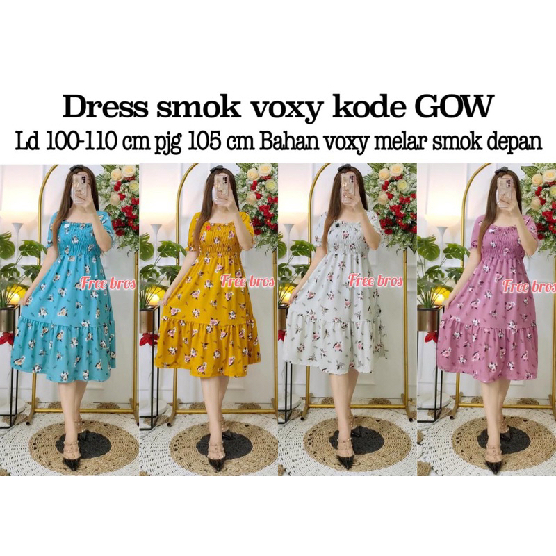 Daster dress voxy premium gow