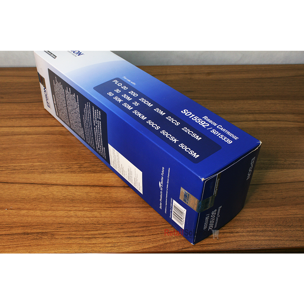 Ribbon Cartridge Epson PLQ20 PLQ-20 S015592 Pita Epson Original 3-Pack