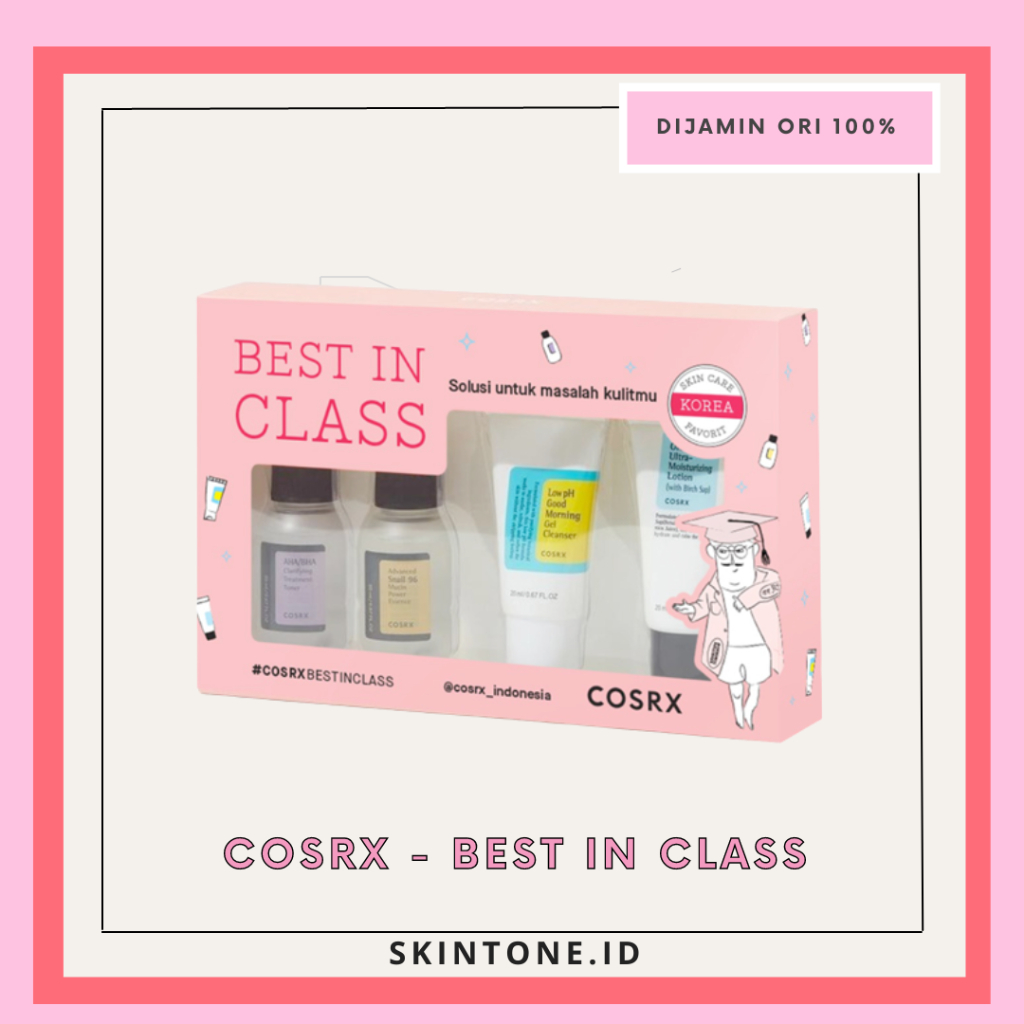 [CLEARANCE SALE] COSRX BEST IN CLASS Mini Trial Kit Travel Size Favorites isi 4 pcs ukuran 20ml dan 