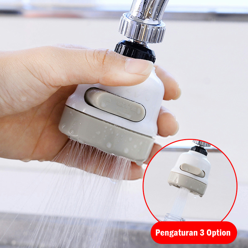 Kepala Keran Faucet Shower Turbo Shower Tiga Mode