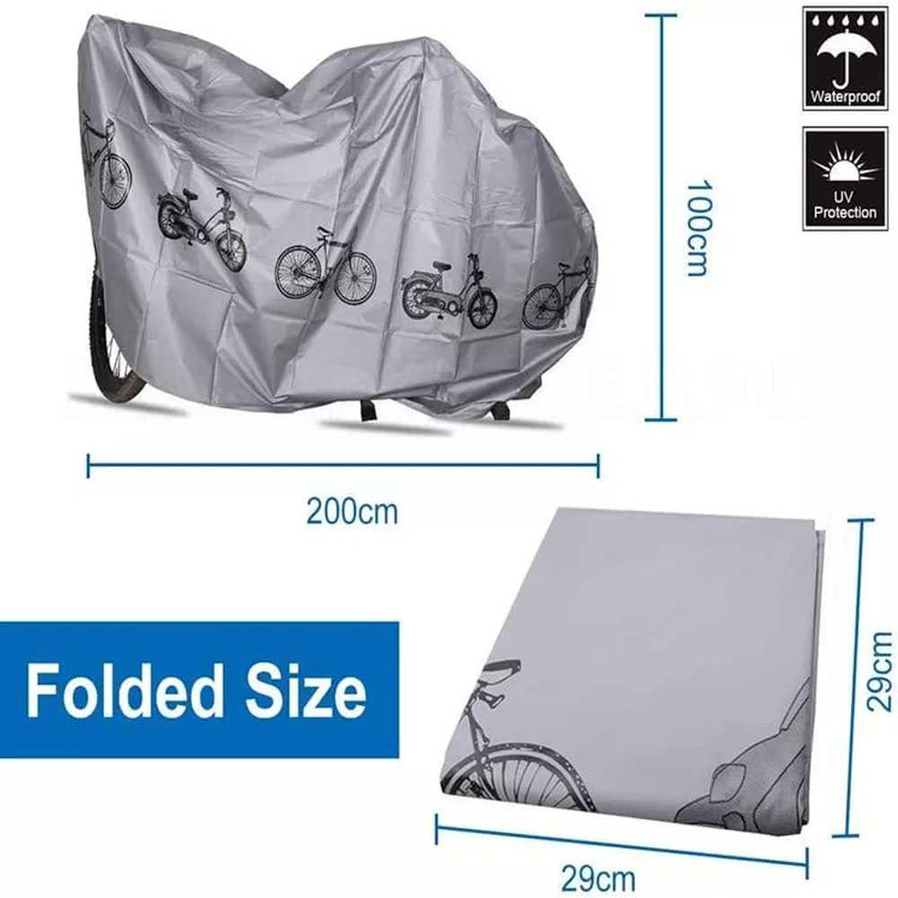 Sarung Cover Pelindung Sepeda Waterproof Dustproof Outdoor Pelindung Sepedah Anti Debu Tahan Cuaca Hujan