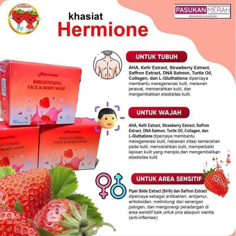 SABUN SEBAGUNA HERMIONE brightening face and body