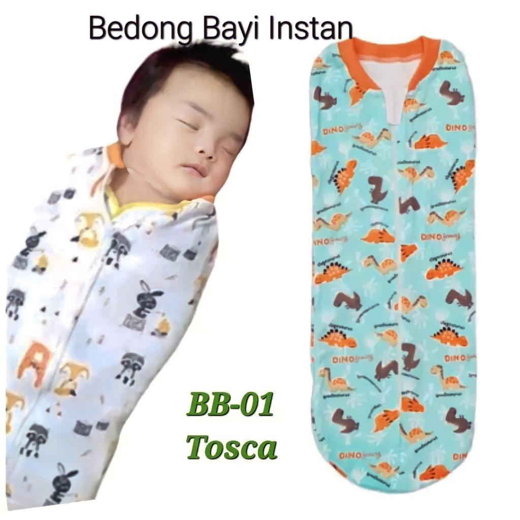 Bedong Bayi Instan KATUN BB-01 baju pakaian perlengkapan selimut bayi newborn baru lahir Selimut Bedong Bayi Bedong Instan