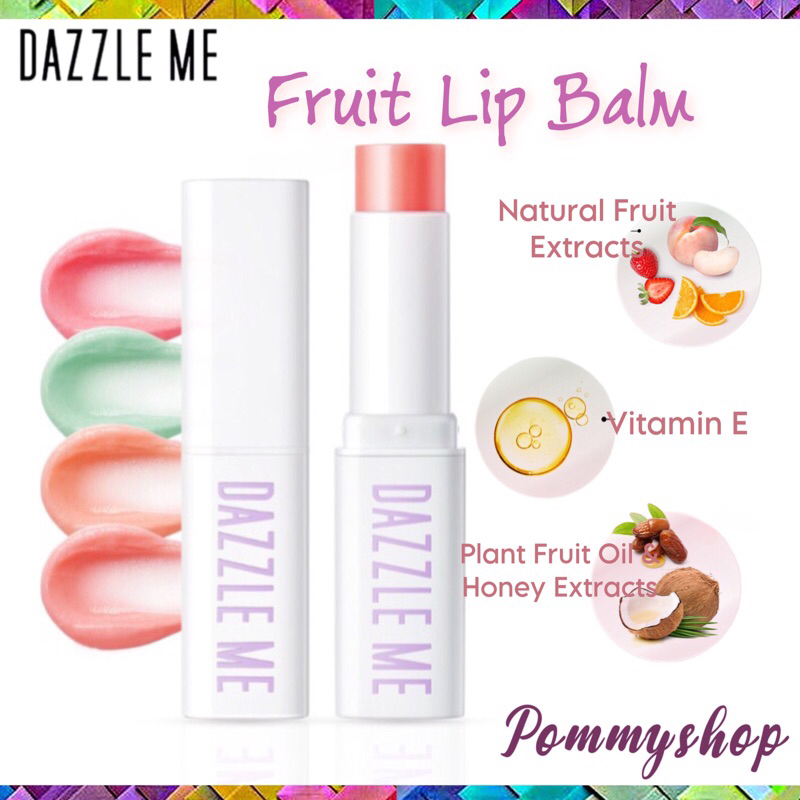 Dazzle Me Fruit Justice Lip Balm