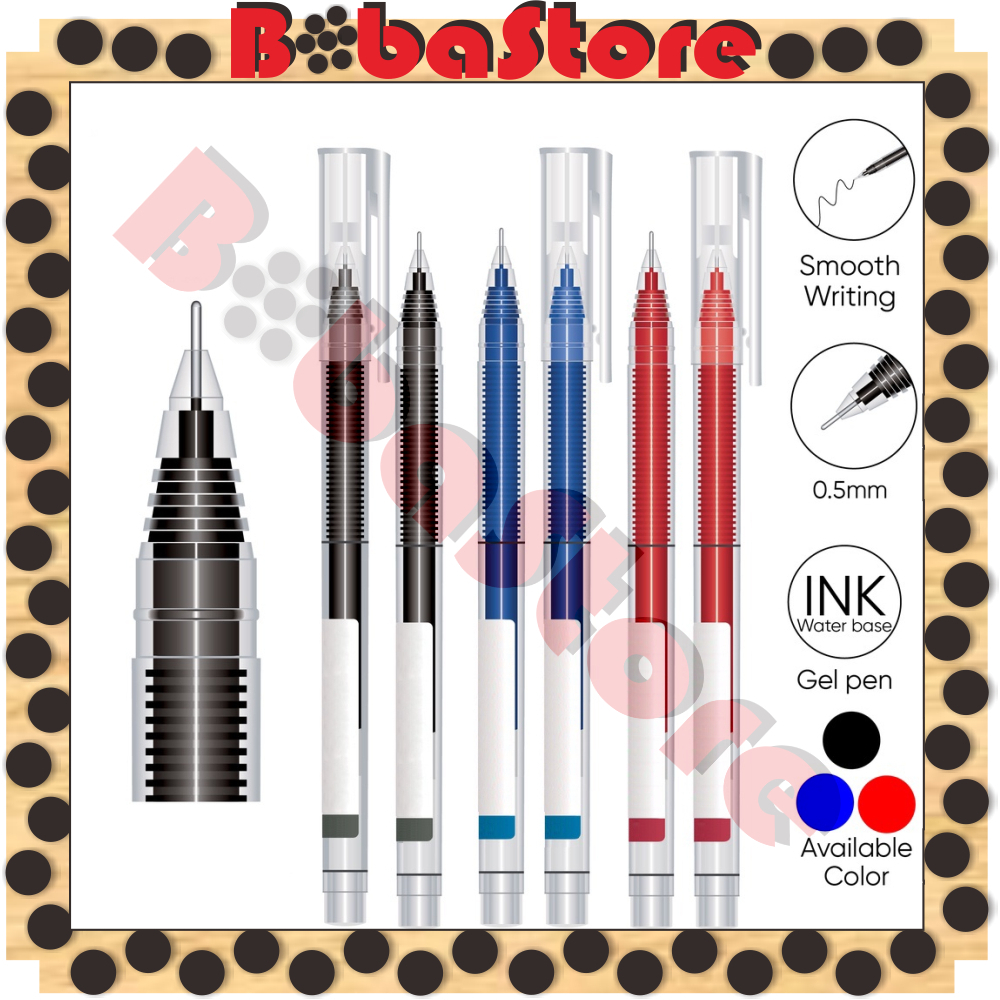 

⭐Bobastore⭐ Gel Pen Pulpen Gel 3 Warna 0.5mm S083