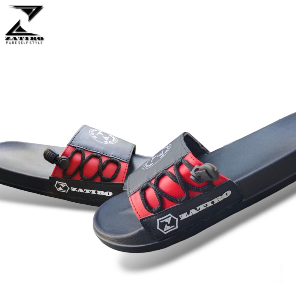 sandal pria flip flop phylon kokop slip on casual volcom model slop modis dan kekinian by Zatiro