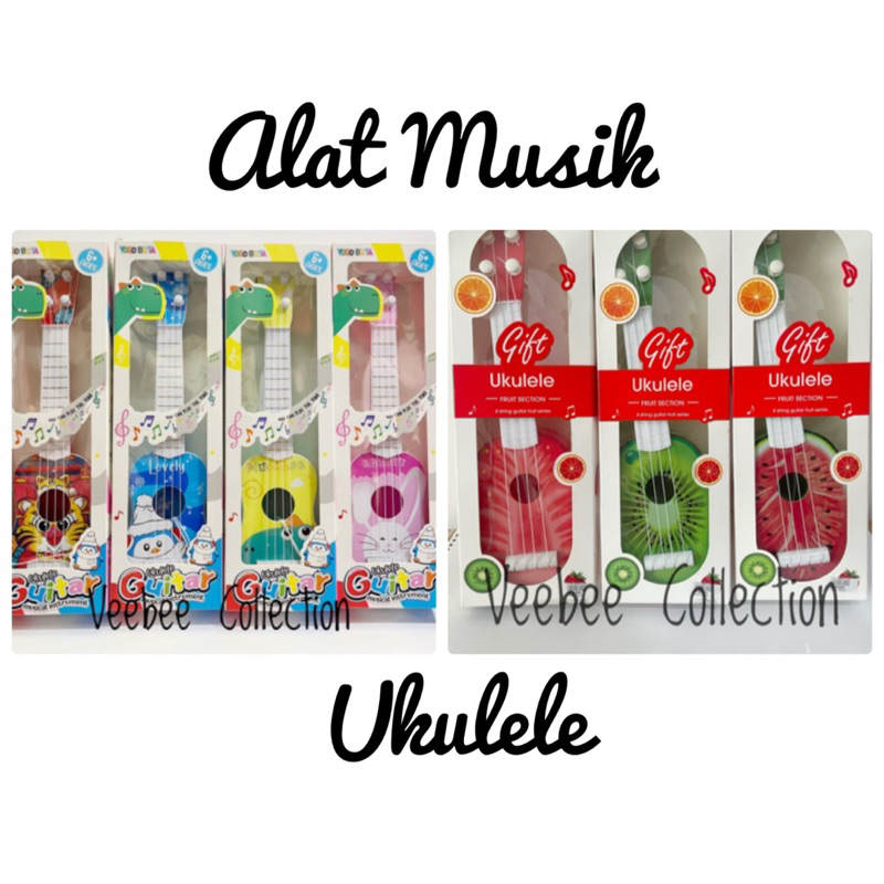Ukulele anak/ mainan gitar/ alat musik ukulele gitar anak
