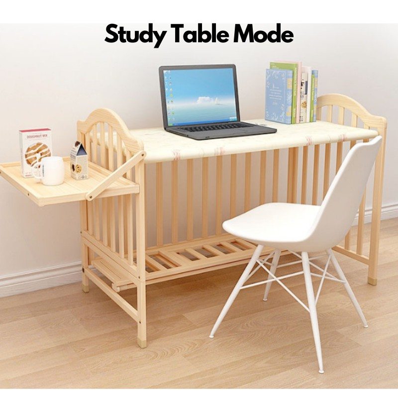 Multifunctional Baby Extendable Storage Cradle Crib Bed Toddler