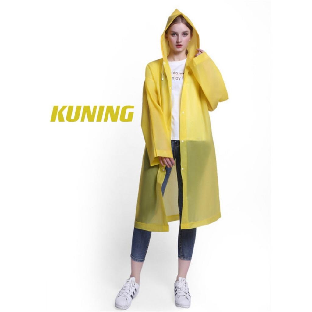 Jas Hujan Tebal Korea  Waterproof Mantel Hujan Korea warna